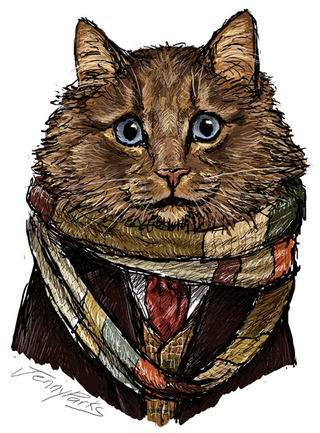 Illustration for article titled "Doctor Mew" reimagines the eleven Doctors as canny and capricious cats